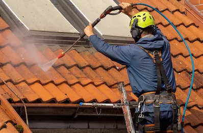 Démoussage et hydrofuge de toiture à Frangy